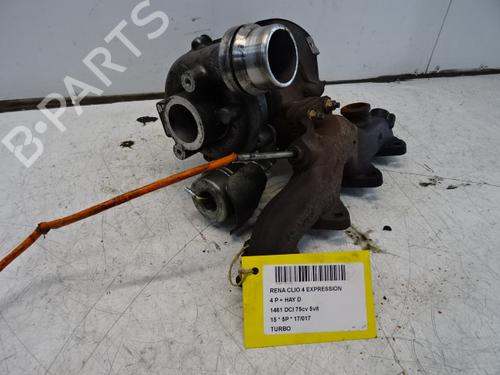 Used Turbocharger/Supercharger Turbocharger/Supercharger RENAULT CLIO IV (BH_) 1.5 dCi 75 (75 hp) 20275062 20275062
