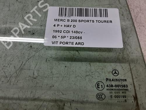 Rear right door window MERCEDES-BENZ B-CLASS Sports Tourer (W245) B 200 CDI (245.208) | BP20721154C21 