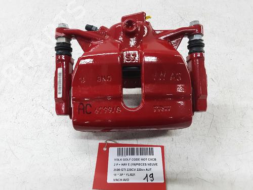 Used Right front brake caliper VW GOLF VII (5G1, BQ1, BE1, BE2) 2.0 GTI (220 hp) 25279457