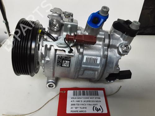 Used AC compressor VW GOLF VIII (CD1, DA1) 2.0 TDI (116 hp) 28603984