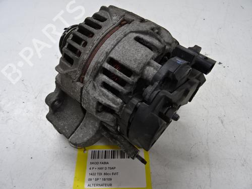 Lichtmaschine für SKODA FABIA II (542) 1.4 TDI (80 hp) 20270314