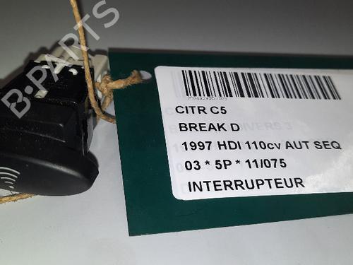 Used Switch CITROËN C5 I Break (DE_) 2.0 HDi (DERHZB, DERHZE) (109 hp) 20283581