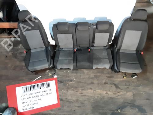 Sæde sæt VW GOLF SPORTSVAN VII (AM1, AN1) 1.6 TDI (110 hp) 23644593