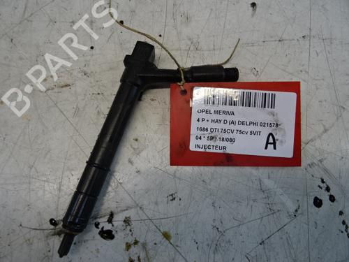 Used Injector Injector OPEL MERIVA A MPV (X03) 1.7 DTI (E75) (75 hp) 39052782 39052782