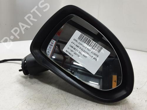 Used Right mirror OPEL CORSA D (S07) 1.3 CDTI (L08, L68) (95 hp) 22707612
