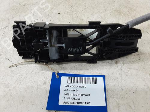 Rear right exterior door handle VW GOLF VII (5G1, BQ1, BE1, BE2) 1.6 TDI 4motion | BP20278876C130 