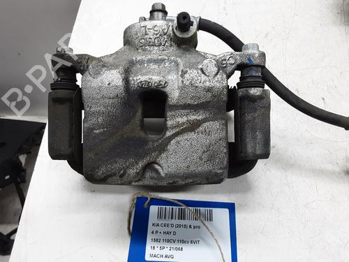 Used Left front brake caliper KIA CEE'D (JD) 1.6 CRDi 110 (110 hp) 20270606