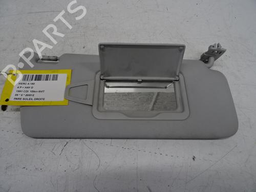 Used Right sun visor MERCEDES-BENZ A-CLASS (W169) A 180 CDI (169.007, 169.307) (109 hp) 20274561