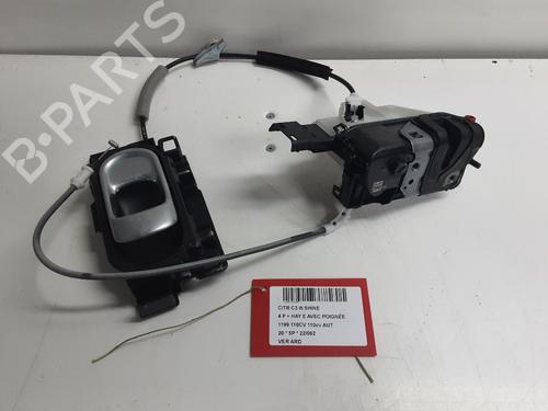 Serratura posteriore destra CITROËN C3 III (SX) 1.2 THP 110 (SXHNPS, SXHNZT, SXHNZ6) (110 hp) 31708554