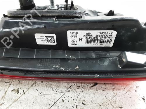 Højre baglygte bagklap RENAULT CLIO V (B7_) 1.5 Blue dCi 85 (B7AG) (86 hp) 32249059