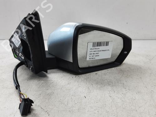 Used Right mirror VW POLO VI (AW1, BZ1, AE1) 1.0 MPi (80 hp) 23220613