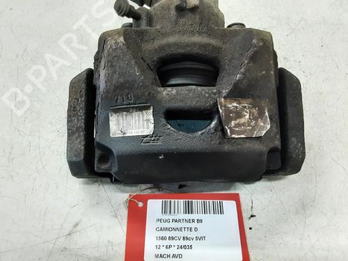 Used Right front brake caliper PEUGEOT PARTNER Box Body/MPV 1.6 HDi (90 hp) 28170996