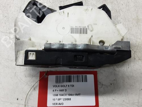Used Front right lock VW GOLF VI (5K1) 1.6 TDI (105 hp) 28170982
