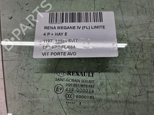 Front right door window RENAULT MEGANE IV Hatchback (B9A/M/N_) 1.2 TCe 130 (B9MR) | BP32248379C19
