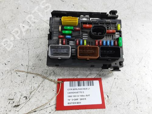 Used Fuse box Fuse box CITROËN BERLINGO Box Body/MPV (B9) 1.6 BlueHDi 100 (99 hp) 33736462 33736462