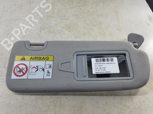 Used Right sun visor HYUNDAI SANTA FÉ III (DM, DMA) 2.2 CRDi (197 hp) 32243521