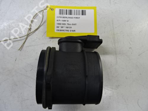 Used Mass air flow sensor Mass air flow sensor CITROËN BERLINGO / BERLINGO FIRST MPV (MF_, GJK_, GFK_) 1.6 HDI 75 (MF9HW, GJ9HWC, GF9HWC, GN9HWC) (75 hp) 39052877 39052877