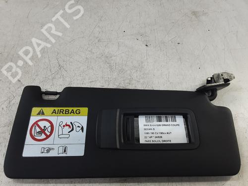 Used Right sun visor BMW 4 Gran Coupe (G26) 420 d Mild-Hybrid (190 hp) 29399890