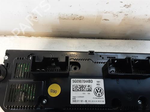 Climate control VW GOLF VII (5G1, BQ1, BE1, BE2) 1.4 TSI | BP28383682I5