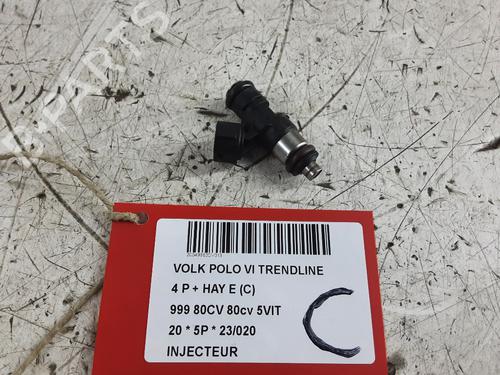 Used Injector Injector VW POLO VI (AW1, BZ1, AE1) 1.0 MPi (80 hp) 28383164 28383164
