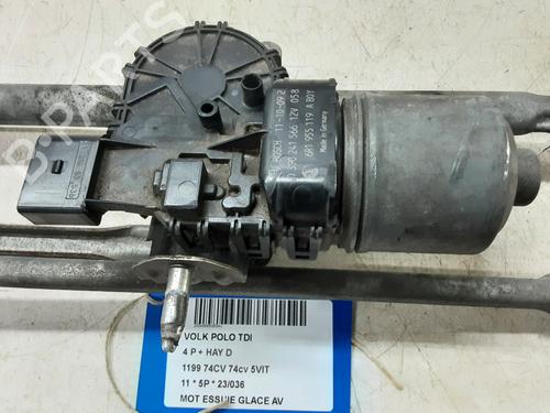 Used Front wiper motor VW POLO V (6R1, 6C1) 1.2 TDI (75 hp) 20279507