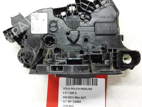 Used Front left lock VW POLO VI (AW1, BZ1, AE1) 1.0 TSI (95 hp) 23644409