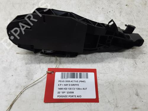 Front right exterior door handle PEUGEOT 3008 II SUV (MC_, MR_, MJ_, M4_) 1.5 BlueHDi 130 | BP20280458C129 