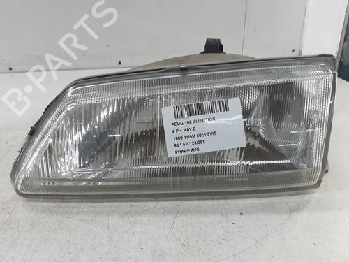 Used Left headlight PEUGEOT 106 I (1A, 1C) 1.0 (50 hp) 20277910