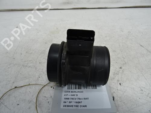 Used Mass air flow sensor Mass air flow sensor CITROËN BERLINGO / BERLINGO FIRST MPV (MF_, GJK_, GFK_) 1.9 D (MFWJZ) (70 hp) 39052878 39052878