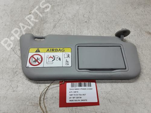 Parasol derecha Parasol derecha TOYOTA YARIS (_P13_) 1.5 Hybrid (NHP130_) (101 hp) 33872198 33872198