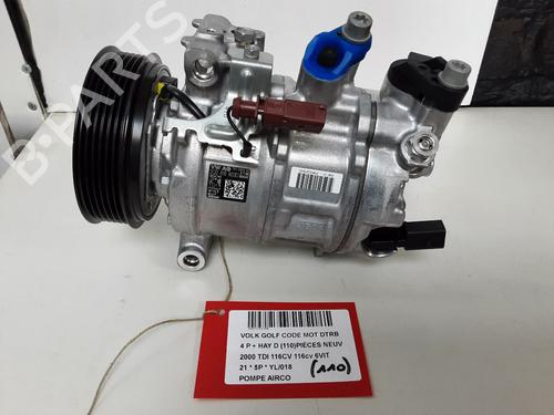Used AC compressor VW GOLF VIII (CD1, DA1) 2.0 TDI (116 hp) 26129314
