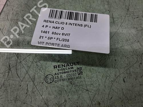 Rear left door window RENAULT CLIO V (B7_) 1.5 Blue dCi 85 (B7AG) | BP32248101C20