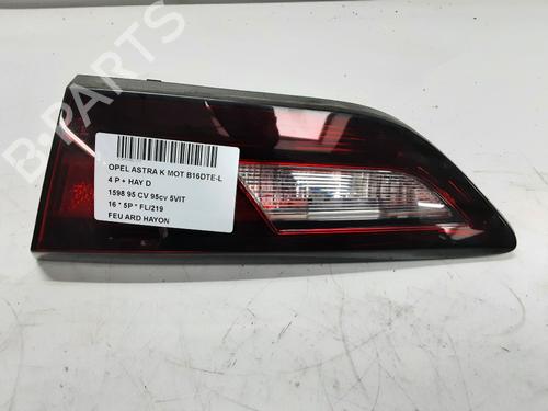 Used Right tailgate light OPEL ASTRA K (B16) 1.6 CDTi (68) (95 hp) 32245952