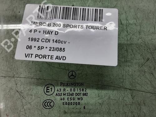 Front right door window MERCEDES-BENZ B-CLASS Sports Tourer (W245) B 200 CDI (245.208) | BP20281066C19 