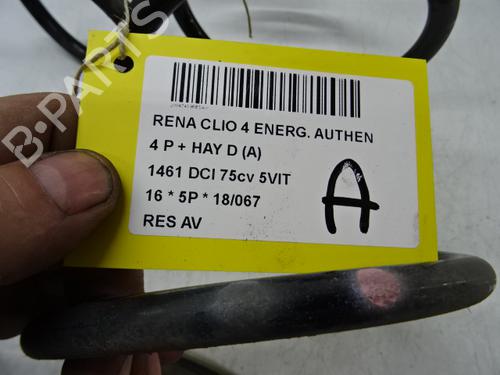 Used Shock absorber spring RENAULT CLIO IV (BH_) 1.5 dCi 75 (75 hp) 20273613