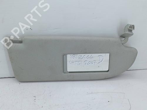 Used Right sun visor Right sun visor SEAT IBIZA III (6L1) 1.4 TDI (75 hp) 19848506 19848506