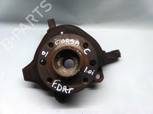 Used Right front steering knuckle Right front steering knuckle OPEL CORSA C (X01) 1.0 (F08, F68) (58 hp) 19848629 19848629