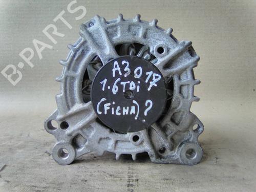 Used Alternator Alternator AUDI A3 (8V1, 8VK) 1.6 TDI (105 hp) 19854943 19854943