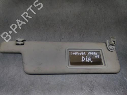 Used Right sun visor Right sun visor SEAT CORDOBA VARIO Estate Van (6K5) 1.9 TDI (110 hp) 19858841 19858841