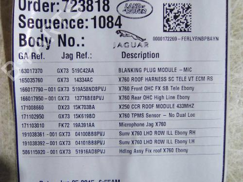 Interiør tag JAGUAR XE (X760) 2.0 D | BP19863052I12 - Image 4
