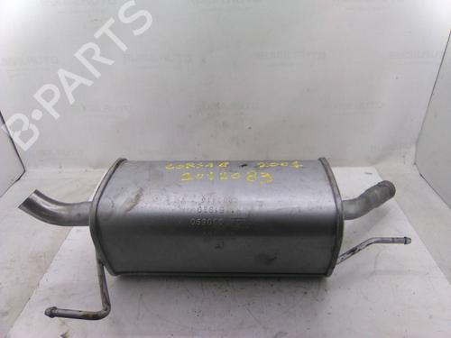 Used Exhaust system Exhaust system OPEL CORSA C (X01) 1.0 (F08, F68) (58 hp) 19866470 19866470