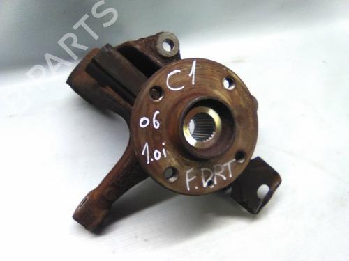 Used Right front steering knuckle Right front steering knuckle CITROËN C1 (PM_, PN_) 1.0 (68 hp) 19866985 19866985