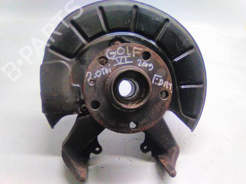 Used Right front steering knuckle Right front steering knuckle VW GOLF VI (5K1) 2.0 TDI (110 hp) 19869371 19869371