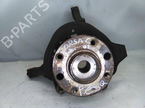 Used Left front steering knuckle Left front steering knuckle OPEL CORSA C (X01) 1.2 (F08, F68) (75 hp) 19871229 19871229