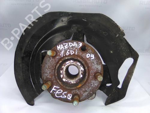 Used Left front steering knuckle Left front steering knuckle MAZDA 3 (BK) 1.6 DI Turbo (109 hp) 19818467 19818467