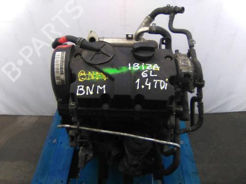 Used Engine Engine SEAT IBIZA III (6L1) 1.4 TDI (75 hp) 19840650 19840650