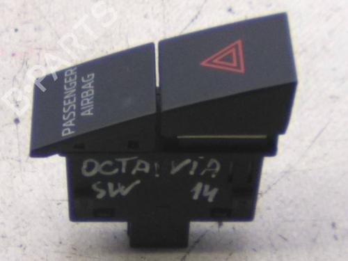 Used Warning switch Warning switch SKODA OCTAVIA III Combi (5E5, 5E6) 1.6 TDI (90 hp) 22435732 22435732