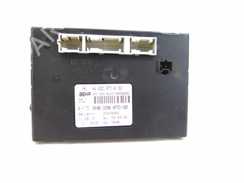 Used Electronic module Electronic module MERCEDES-BENZ S-CLASS (W221, V221) S 350 CDI (211 hp) 27835870 27835870