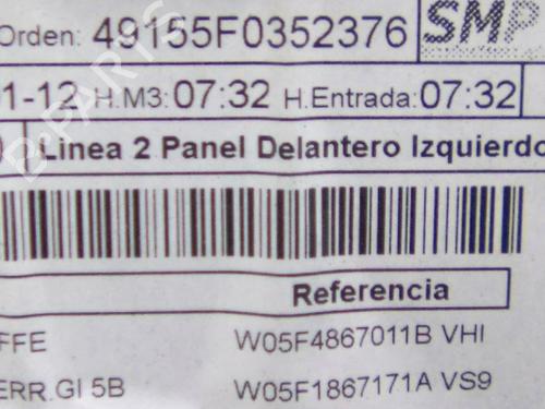 Front left panel SEAT LEON (5F1) 1.6 TDI | BP20242476C58  - Image 10