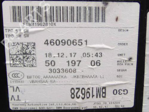 Front left panel BMW 5 (G30, F90) M 550 d xDrive | BP24371177C58 - Image 3